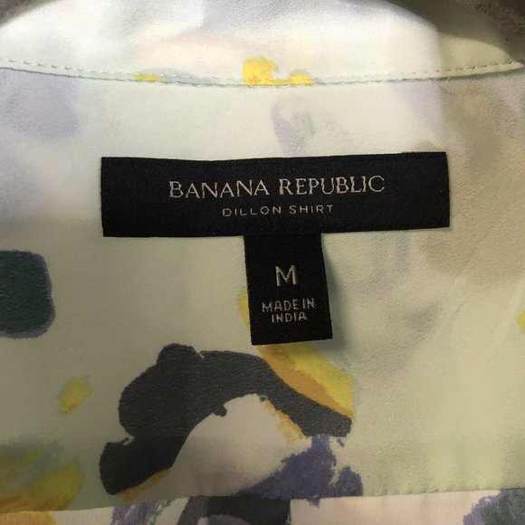 Banana Republic Floral Button Down Shirt - Multicolor - Picture 2 of 10